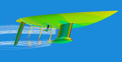 How big is the influence of Pod motors on flow resistance while sailing?